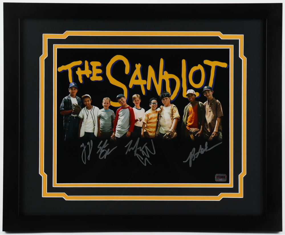 "The Sandlot" 18x22 Custom Framed Photo Cast-Signed by (5) with Tom Guiry, Marty York, Shane Obedzinski, Chauncey Leopard, Brandon Adams (Fiterman Sports Hologram) at PristineAuction.com "The Sandlot" 18x22 Custom Framed Photo Cast-Signed by (5) with Tom Guiry, Marty York, Shane Obedzinski, Chauncey Leopard, Brandon Adams (Fiterman Sports Hologram) at PristineAuction.com