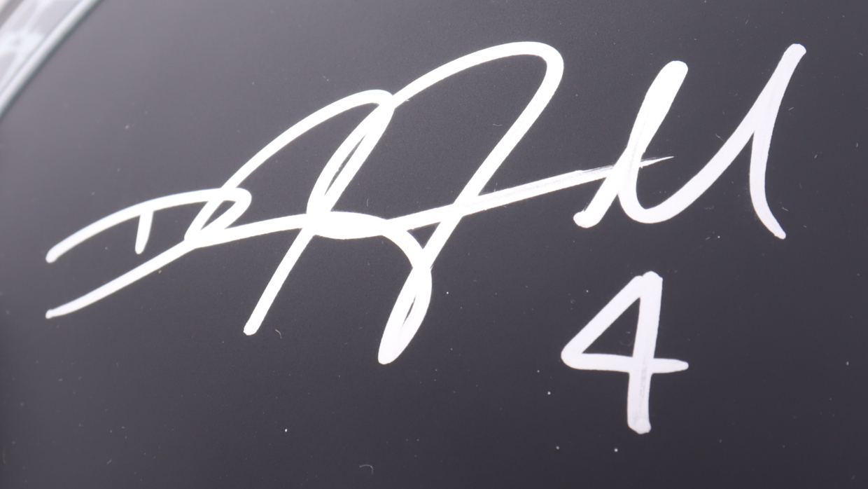 DeAngelo Hall Signed Virginia Tech Hokies Full-Size Helmet Inscribed "Hokies 4 Life" & "VT Sports HOF" (Beckett COA) at PristineAuction.com DeAngelo Hall Signed Virginia Tech Hokies Full-Size Helmet Inscribed "Hokies 4 Life" & "VT Sports HOF" (Beckett COA) at PristineAuction.com