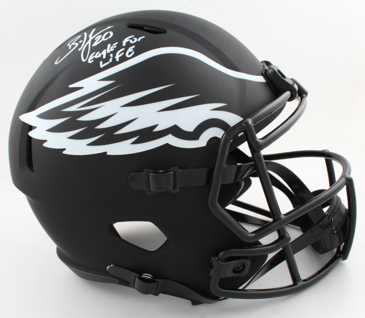 Brian Dawkins Signed Eagles Full-Size Eclipse Alternate Speed Helmet Inscribed "Eagle For Life" (JSA COA) at PristineAuction.com Brian Dawkins Signed Eagles Full-Size Eclipse Alternate Speed Helmet Inscribed "Eagle For Life" (JSA COA) at PristineAuction.com