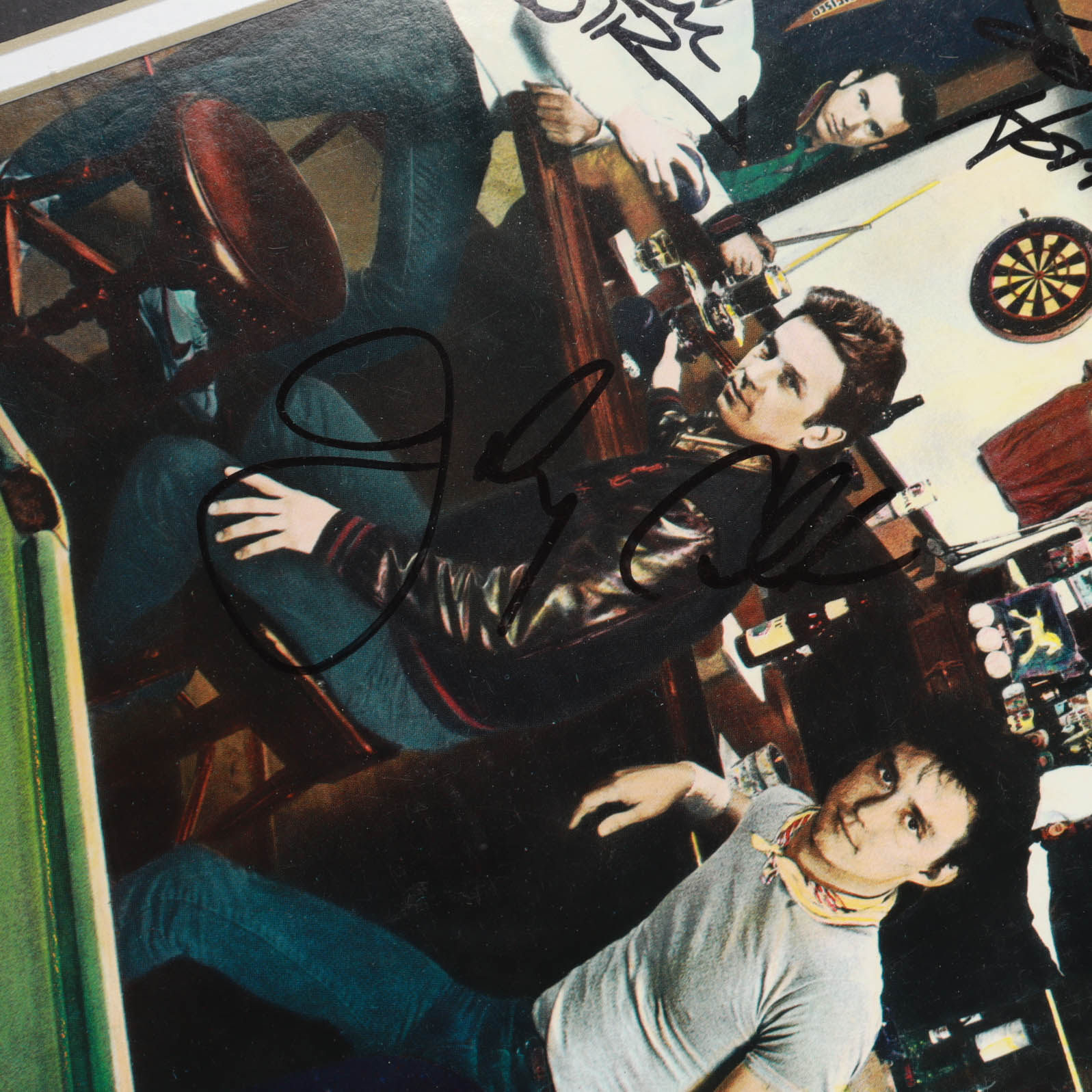 "Huey Lewis and the News" 19x19 Custom Framed Photo Band-Signed by (4) with Huey Lewis, Johnny Colla, Sean Hopper, & Bill Gibson (JSA COA) at PristineAuction.com "Huey Lewis and the News" 19x19 Custom Framed Photo Band-Signed by (4) with Huey Lewis, Johnny Colla, Sean Hopper, & Bill Gibson (JSA COA) at PristineAuction.com