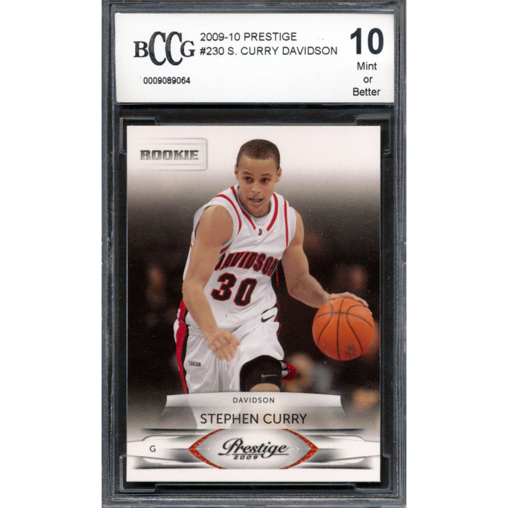 Stephen Curry 2009-10 Prestige #230 Davidson RC (BCCG 10