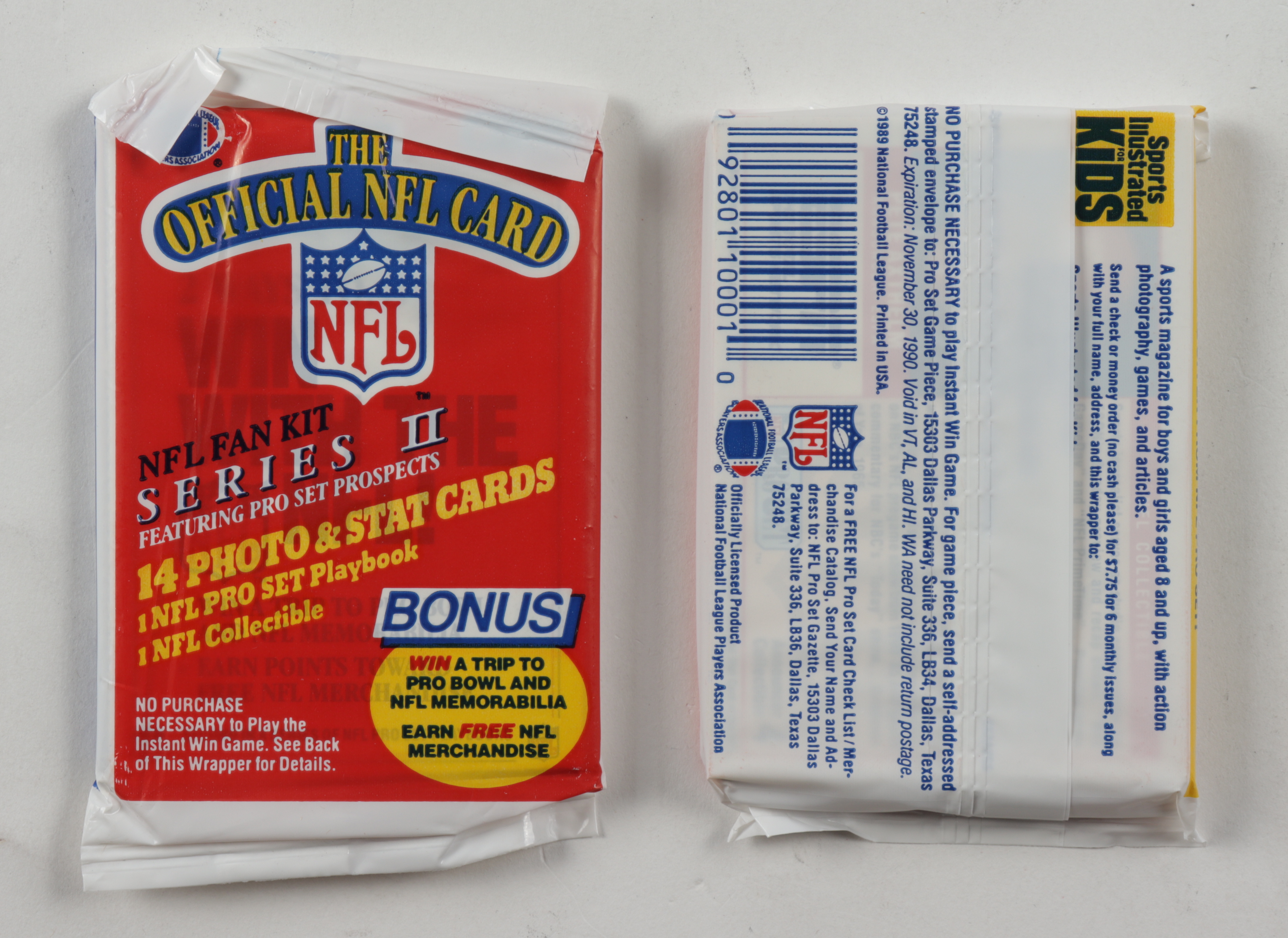1989 Pro Set Series 2 Football Wax Box with (36) Packs (See Descriptions) at PristineAuction.com 1989 Pro Set Series 2 Football Wax Box with (36) Packs (See Descriptions) at PristineAuction.com