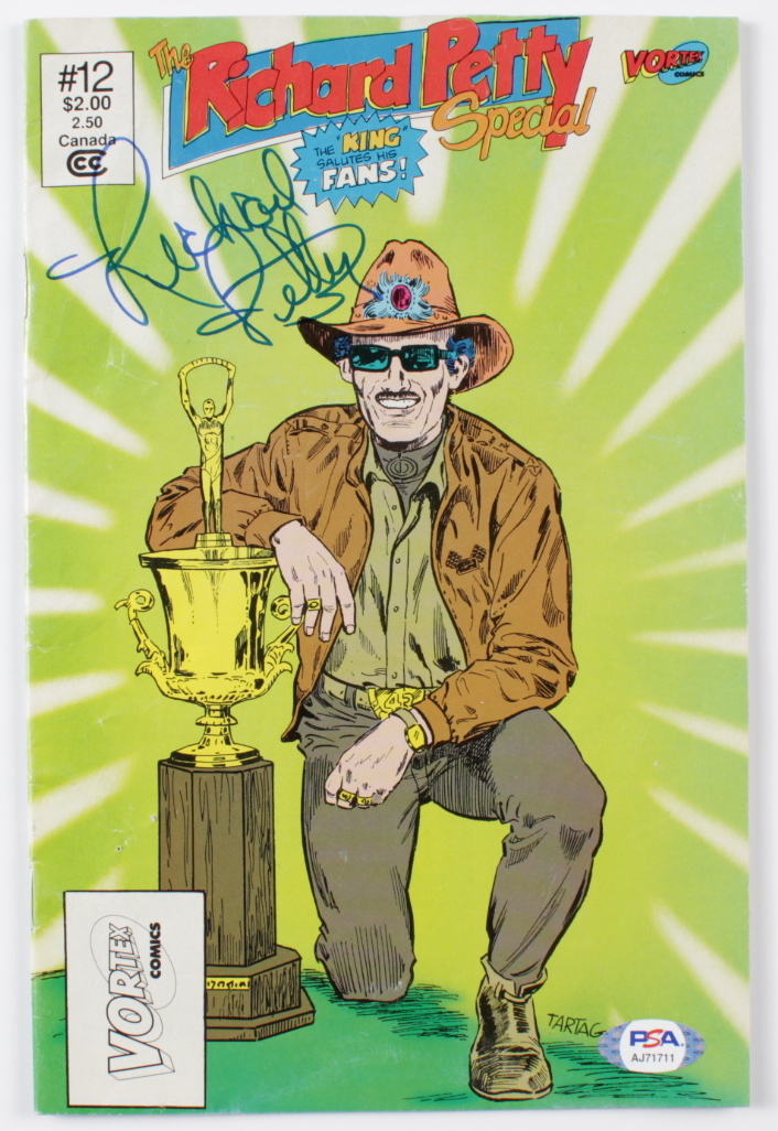 Richard Petty Signed "The Richard Petty Special" Issue #12 Vintage Comic Book (PSA) at PristineAuction.com Richard Petty Signed "The Richard Petty Special" Issue #12 Vintage Comic Book (PSA) at PristineAuction.com