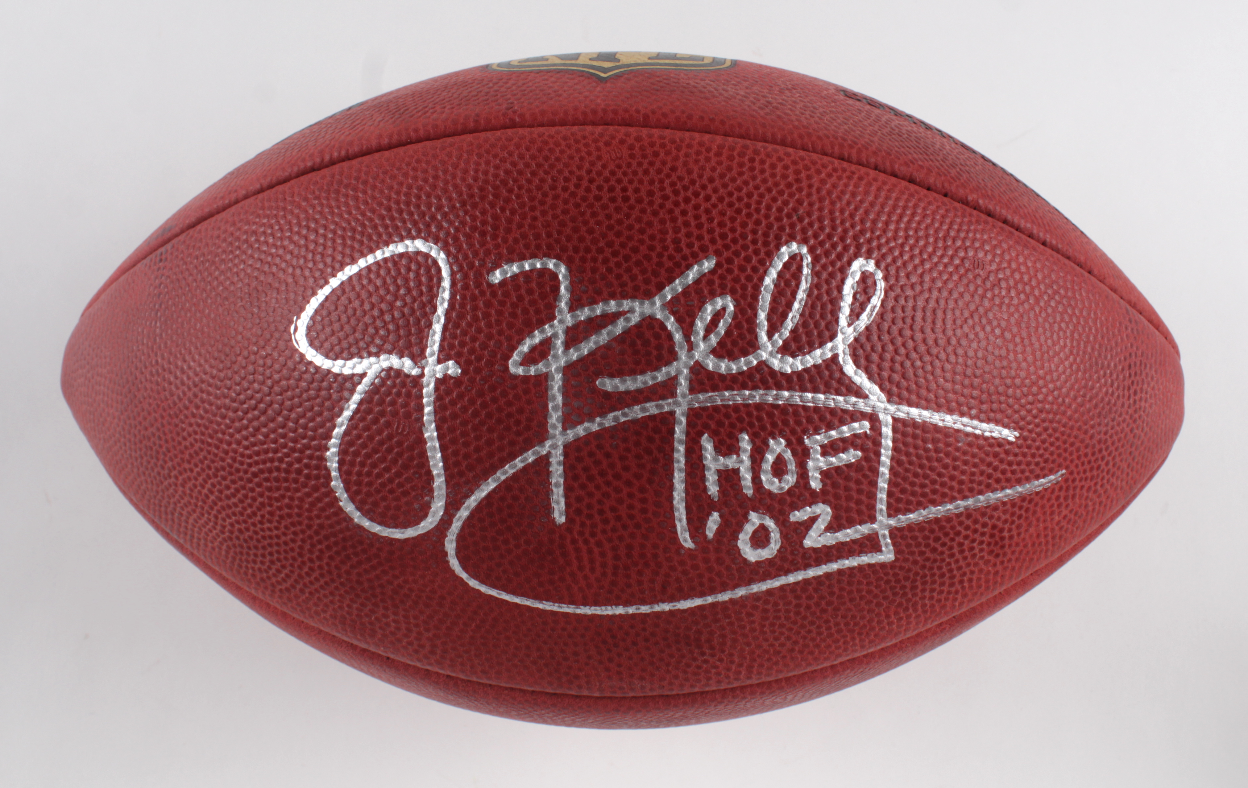 Jim Kelly Signed "The Duke" Official NFL Game Ball Inscribed "HOF '02" (Beckett COA) (See Description) at PristineAuction.com Jim Kelly Signed "The Duke" Official NFL Game Ball Inscribed "HOF '02" (Beckett COA) (See Description) at PristineAuction.com