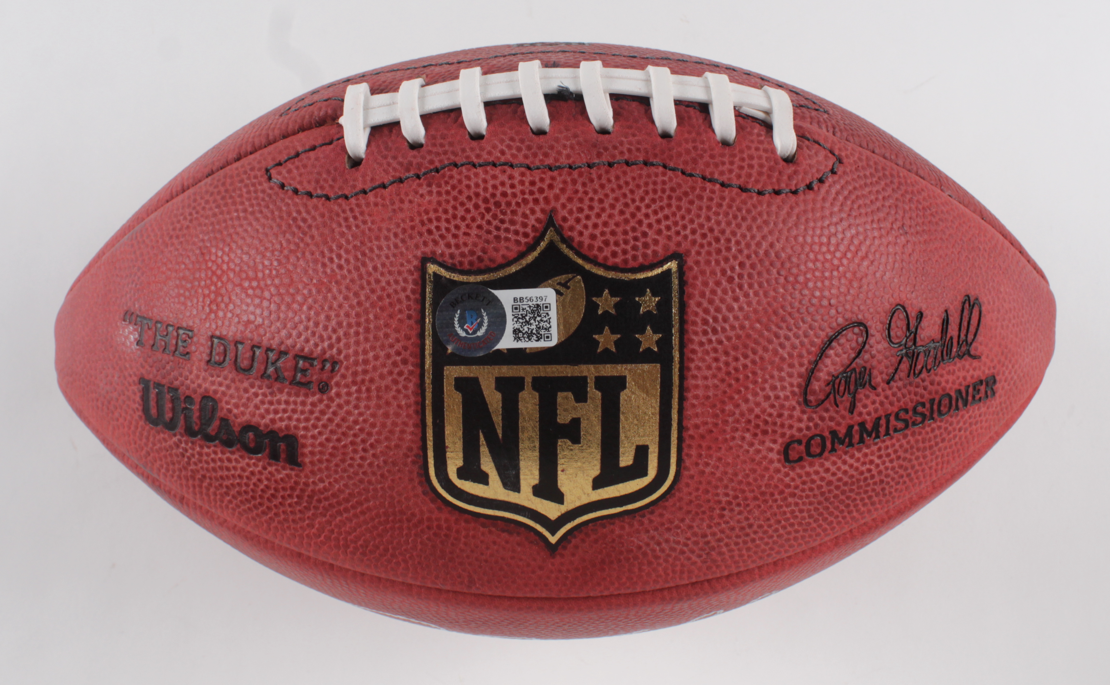 Jim Kelly Signed "The Duke" Official NFL Game Ball Inscribed "HOF '02" (Beckett COA) (See Description) at PristineAuction.com Jim Kelly Signed "The Duke" Official NFL Game Ball Inscribed "HOF '02" (Beckett COA) (See Description) at PristineAuction.com