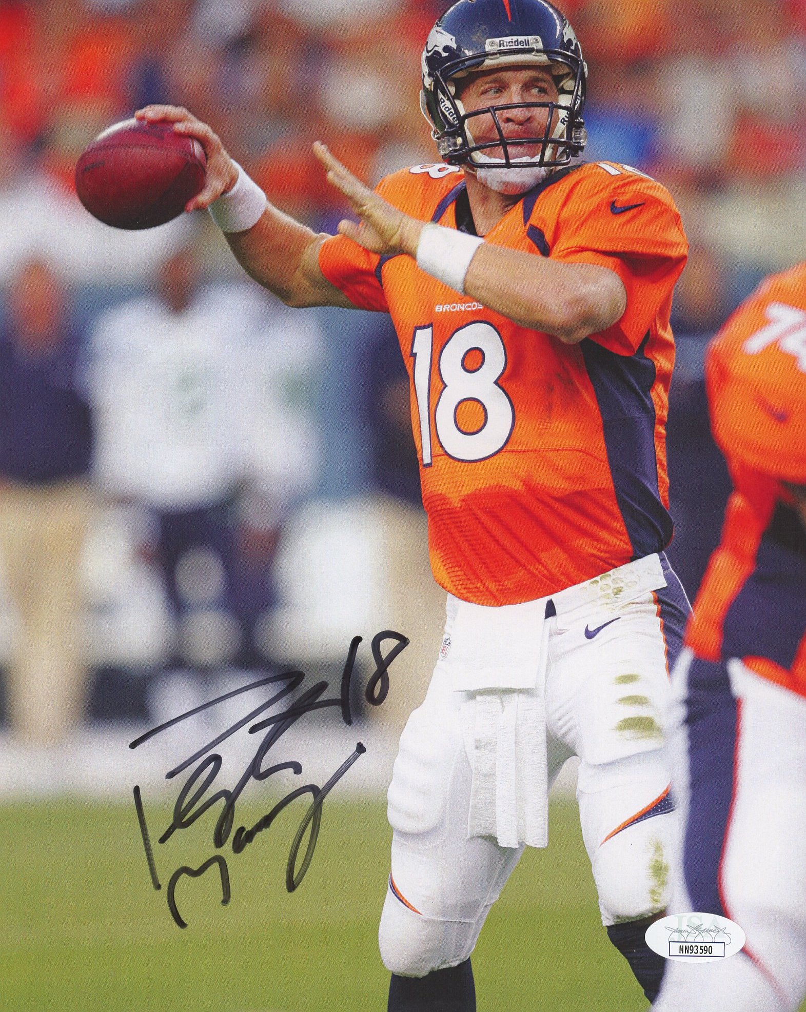 Peyton Manning Signed Broncos 8x10 Photo (JSA) at PristineAuction.com Peyton Manning Signed Broncos 8x10 Photo (JSA) at PristineAuction.com
