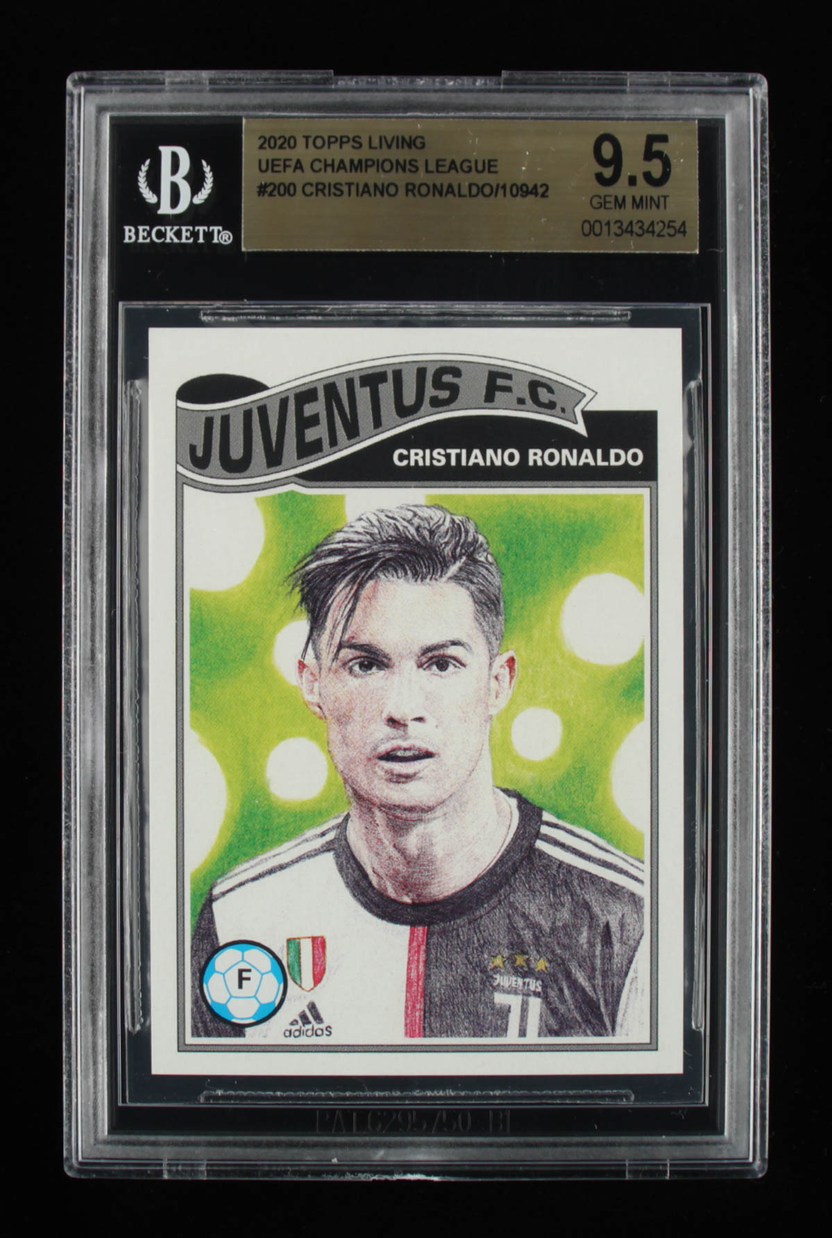 Cristiano Ronaldo 2020 Topps Living UEFA Champions League #200 (BGS 9.5) at PristineAuction.com Cristiano Ronaldo 2020 Topps Living UEFA Champions League #200 (BGS 9.5) at PristineAuction.com