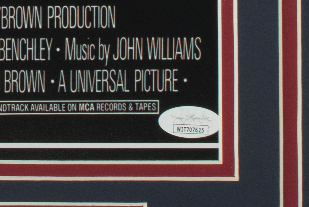 Richard Dreyfuss "Jaws" 11x17 Custom Framed Poster Display (JSA COA) at PristineAuction.com Richard Dreyfuss "Jaws" 11x17 Custom Framed Poster Display (JSA COA) at PristineAuction.com