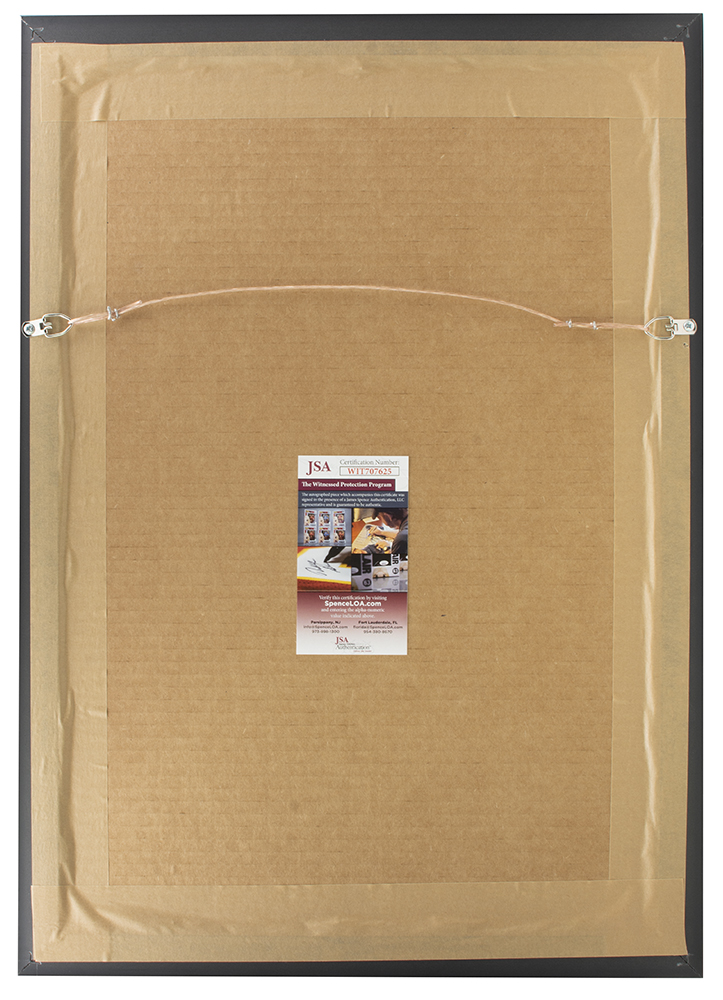 Richard Dreyfuss "Jaws" 11x17 Custom Framed Poster Display (JSA COA) at PristineAuction.com Richard Dreyfuss "Jaws" 11x17 Custom Framed Poster Display (JSA COA) at PristineAuction.com