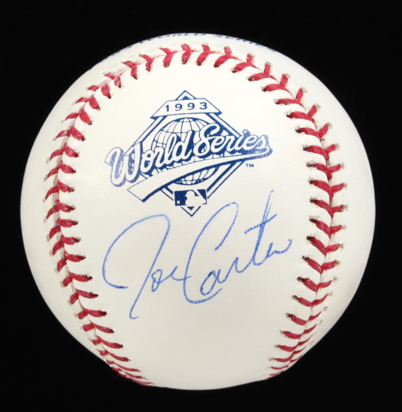 Joe Carter Signed 1993 World Series Baseball (JSA COA) at PristineAuction.com Joe Carter Signed 1993 World Series Baseball (JSA COA) at PristineAuction.com