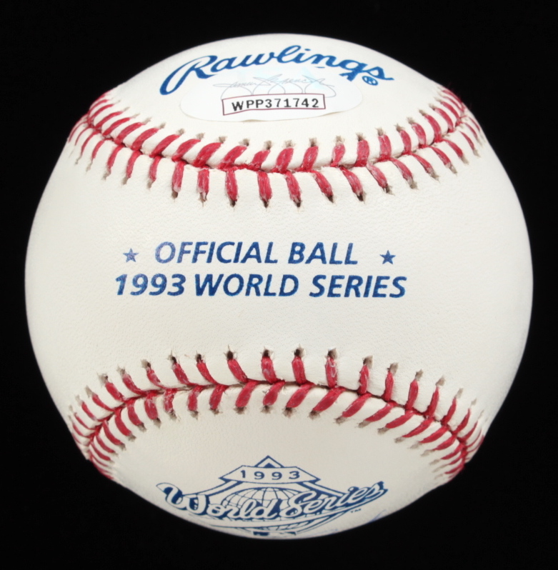 Joe Carter Signed 1993 World Series Baseball (JSA COA) at PristineAuction.com Joe Carter Signed 1993 World Series Baseball (JSA COA) at PristineAuction.com