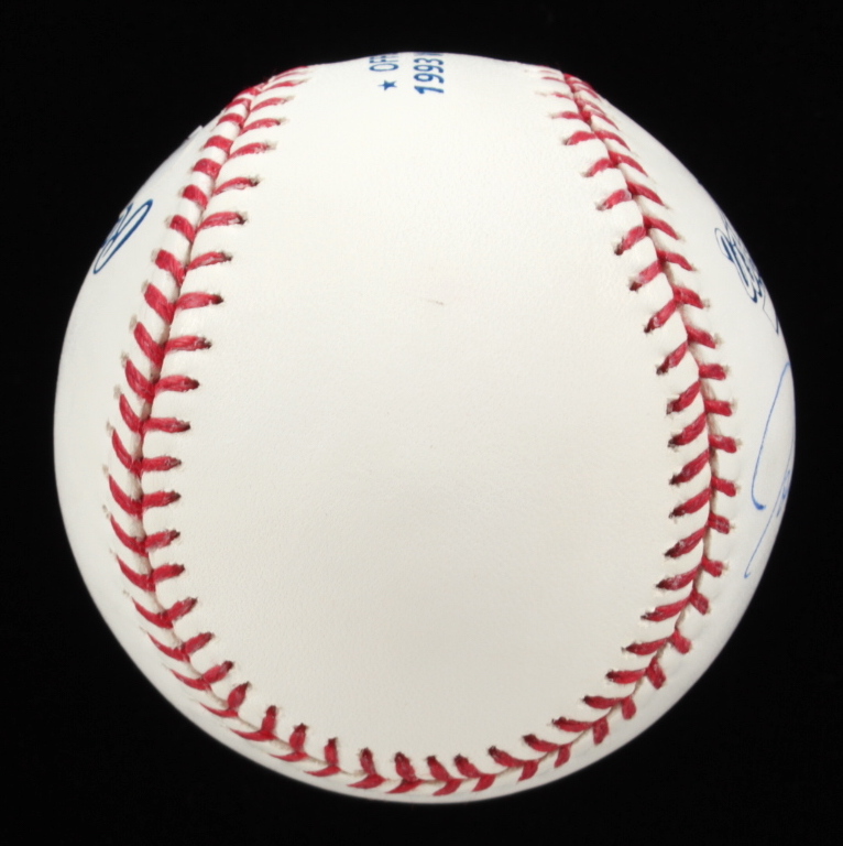 Joe Carter Signed 1993 World Series Baseball (JSA COA) at PristineAuction.com Joe Carter Signed 1993 World Series Baseball (JSA COA) at PristineAuction.com