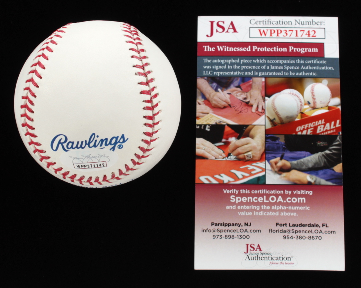 Joe Carter Signed 1993 World Series Baseball (JSA COA) at PristineAuction.com Joe Carter Signed 1993 World Series Baseball (JSA COA) at PristineAuction.com