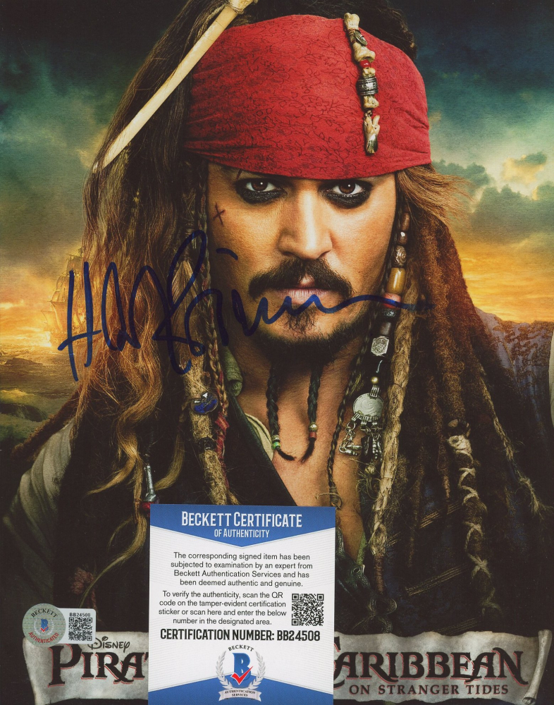 Hans Zimmer Signed "Pirates of the Caribbean: On Stranger Tides" 8x10 ...