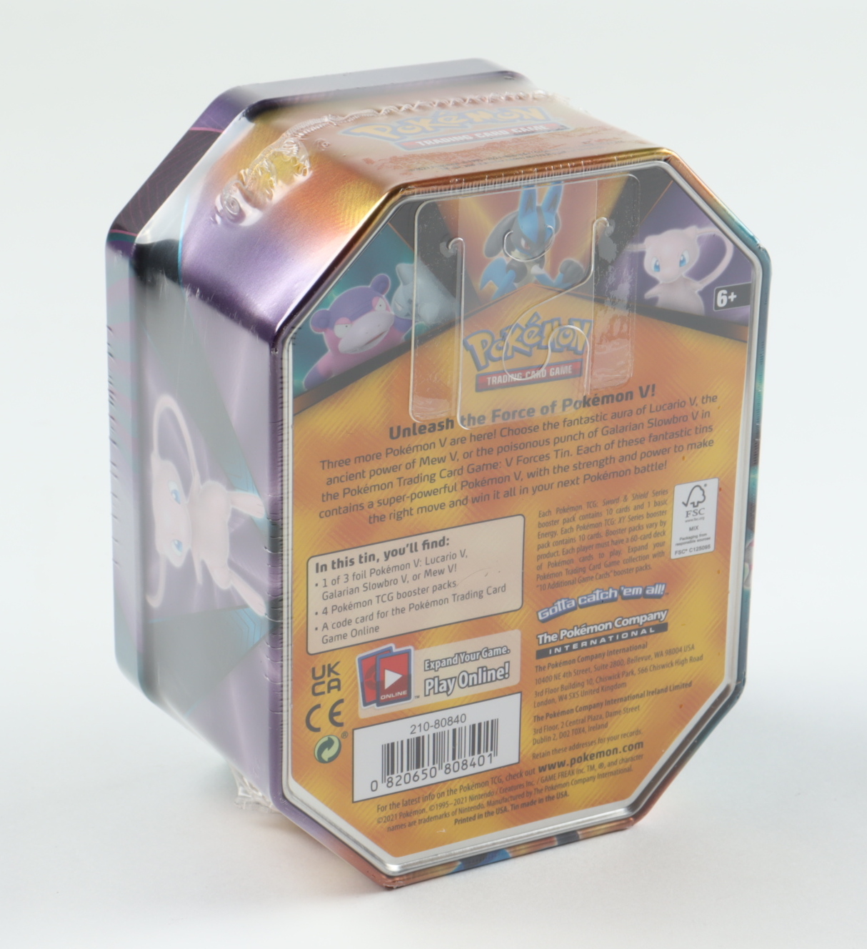 Pokemon TCG Tin - Galarian Slowbro V at PristineAuction.com Pokemon TCG Tin - Galarian Slowbro V at PristineAuction.com