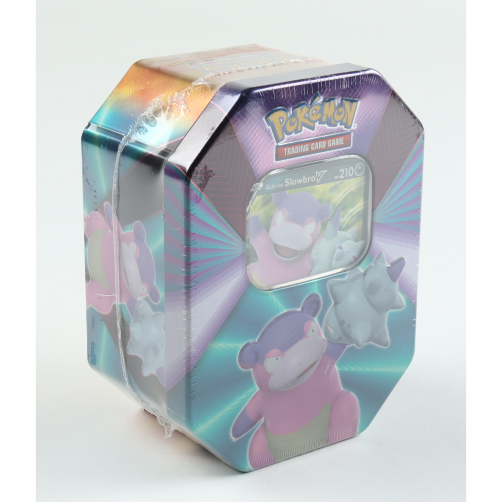 Pokemon TCG Tin - Galarian Slowbro V | Pristine Auction