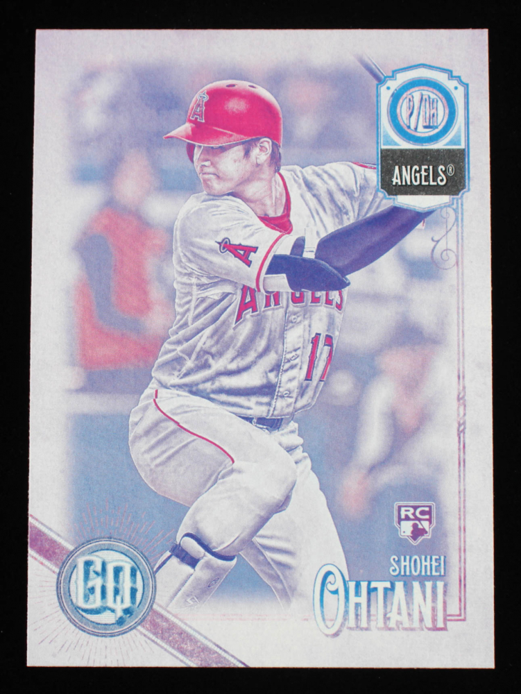 Shohei Ohtani 2018 Topps Gypsy Queen Missing Blackplate #89
