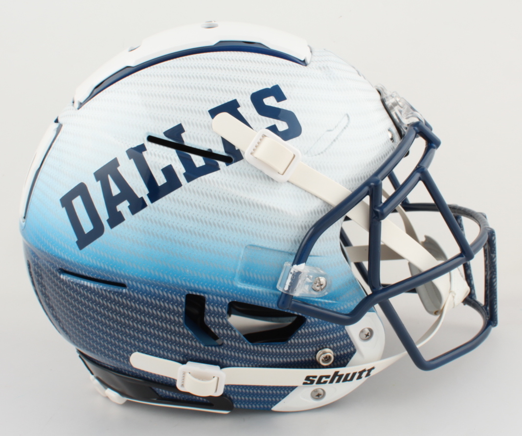 Jay Novacek Signed Full-Size Authentic On-Field Hydro Dipped F7 Helmet (Beckett COA) at PristineAuction.com Jay Novacek Signed Full-Size Authentic On-Field Hydro Dipped F7 Helmet (Beckett COA) at PristineAuction.com