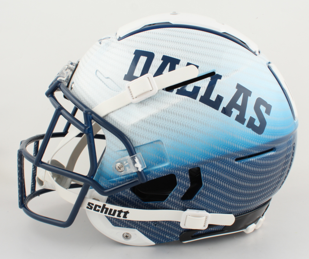 Jay Novacek Signed Full-Size Authentic On-Field Hydro Dipped F7 Helmet (Beckett COA) at PristineAuction.com Jay Novacek Signed Full-Size Authentic On-Field Hydro Dipped F7 Helmet (Beckett COA) at PristineAuction.com