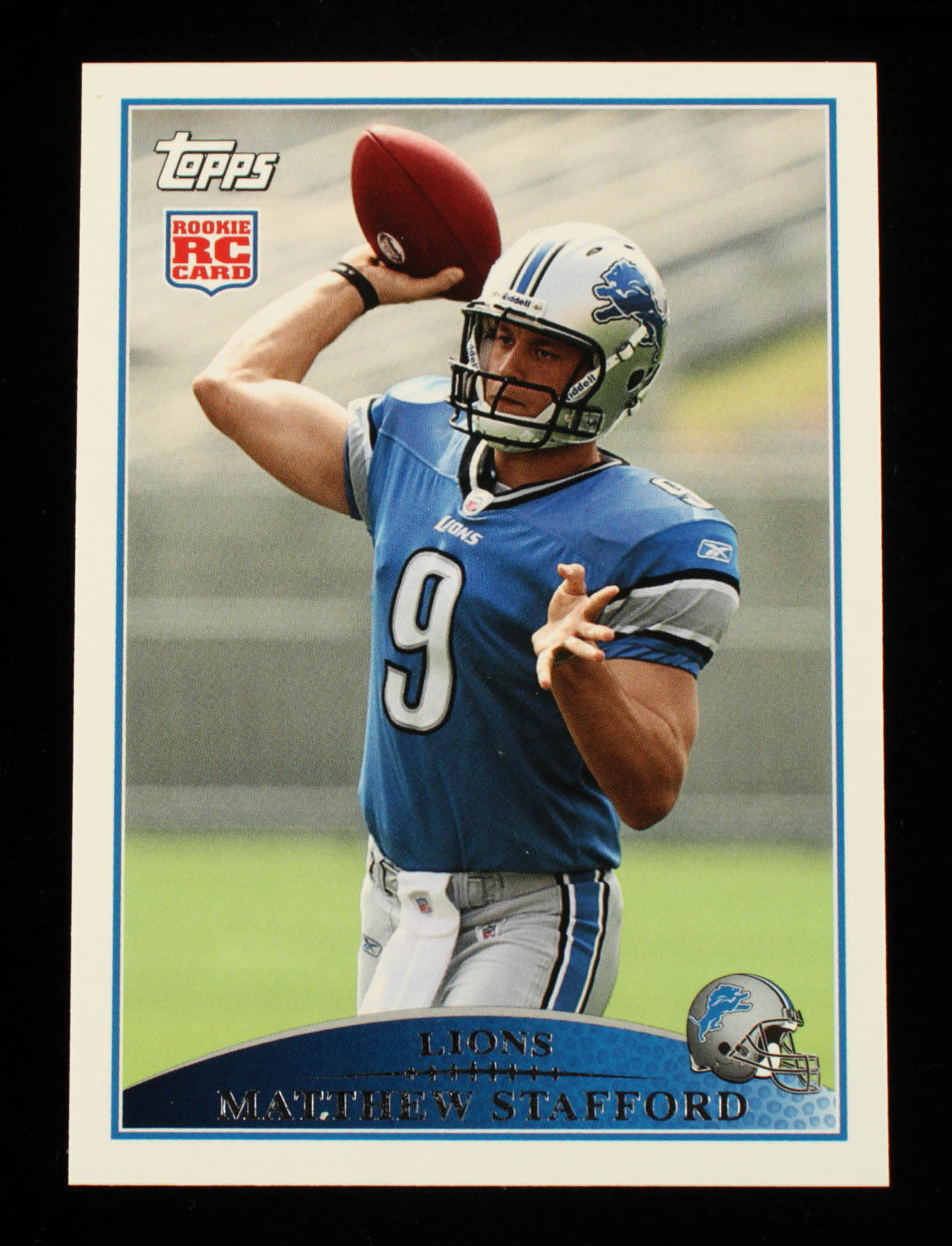 Matthew Stafford 2009 Topps #430A RC at PristineAuction.com Matthew Stafford 2009 Topps #430A RC at PristineAuction.com