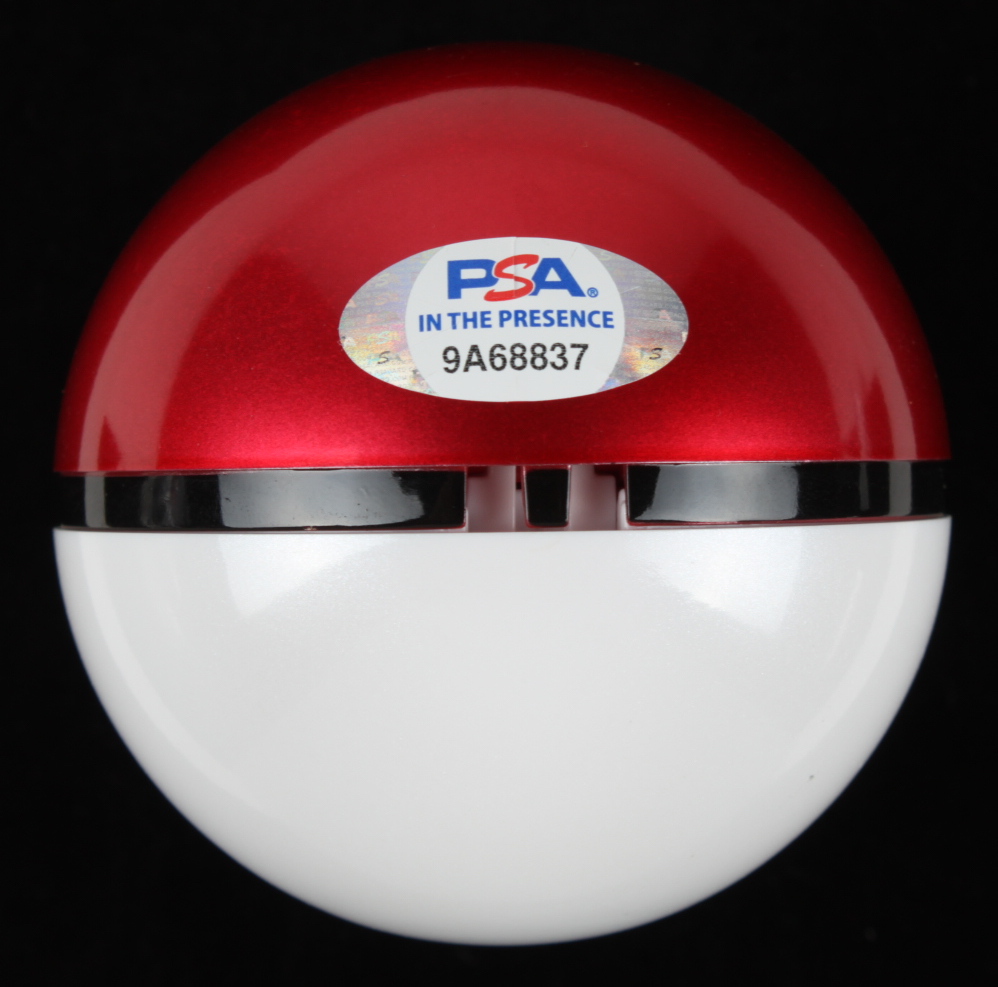 Michael Haigney Signed "Pokemon" Poke Ball Inscribed "Voice of Psyduck" (PSA COA) at PristineAuction.com Michael Haigney Signed "Pokemon" Poke Ball Inscribed "Voice of Psyduck" (PSA COA) at PristineAuction.com