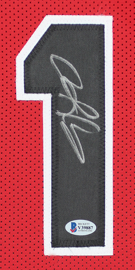 Dennis Rodman Signed 35x43 Custom Framed Jersey Display (Beckett) at PristineAuction.com Dennis Rodman Signed 35x43 Custom Framed Jersey Display (Beckett) at PristineAuction.com