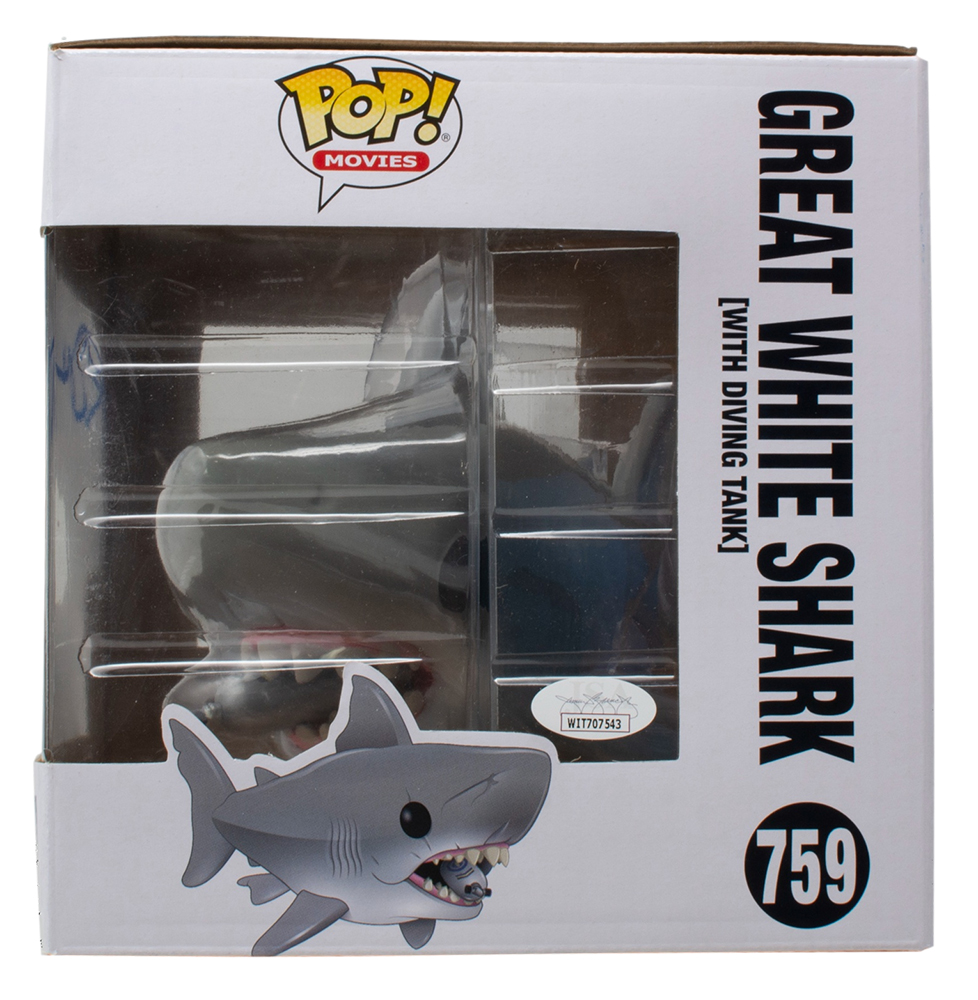 Richard Dreyfuss Signed "Jaws" #759 Great White Shark Funko Pop! Vinyl Figure (JSA) at PristineAuction.com Richard Dreyfuss Signed "Jaws" #759 Great White Shark Funko Pop! Vinyl Figure (JSA) at PristineAuction.com