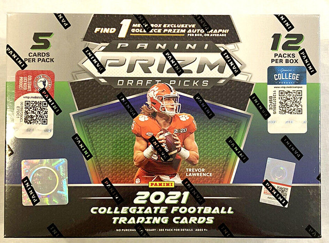 2021 Panini Prizm Draft Picks Football Mega Box with (12) Packs at PristineAuction.com 2021 Panini Prizm Draft Picks Football Mega Box with (12) Packs at PristineAuction.com