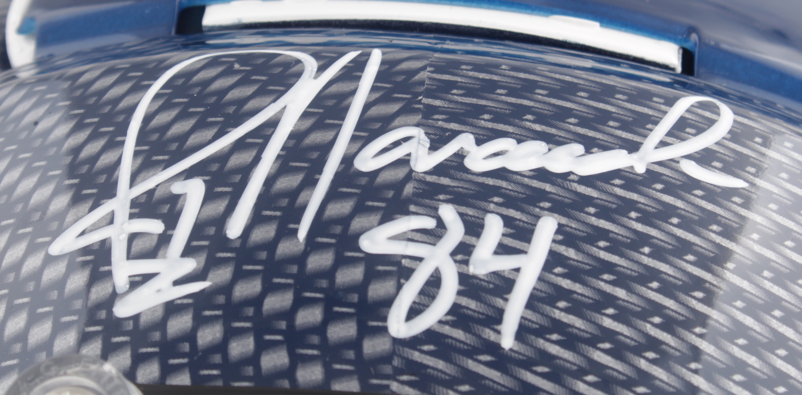 Jay Novacek Signed Full-Size Authentic On-Field Hydro-Dipped F7 Helmet (Beckett COA) (See Description) at PristineAuction.com Jay Novacek Signed Full-Size Authentic On-Field Hydro-Dipped F7 Helmet (Beckett COA) (See Description) at PristineAuction.com