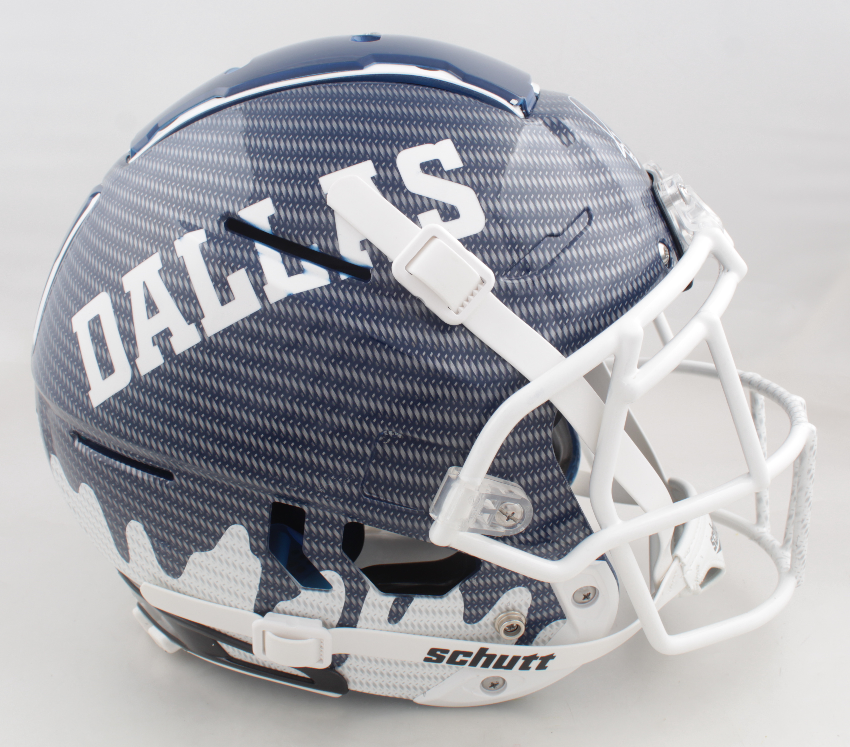Jay Novacek Signed Full-Size Authentic On-Field Hydro-Dipped F7 Helmet (Beckett COA) (See Description) at PristineAuction.com Jay Novacek Signed Full-Size Authentic On-Field Hydro-Dipped F7 Helmet (Beckett COA) (See Description) at PristineAuction.com