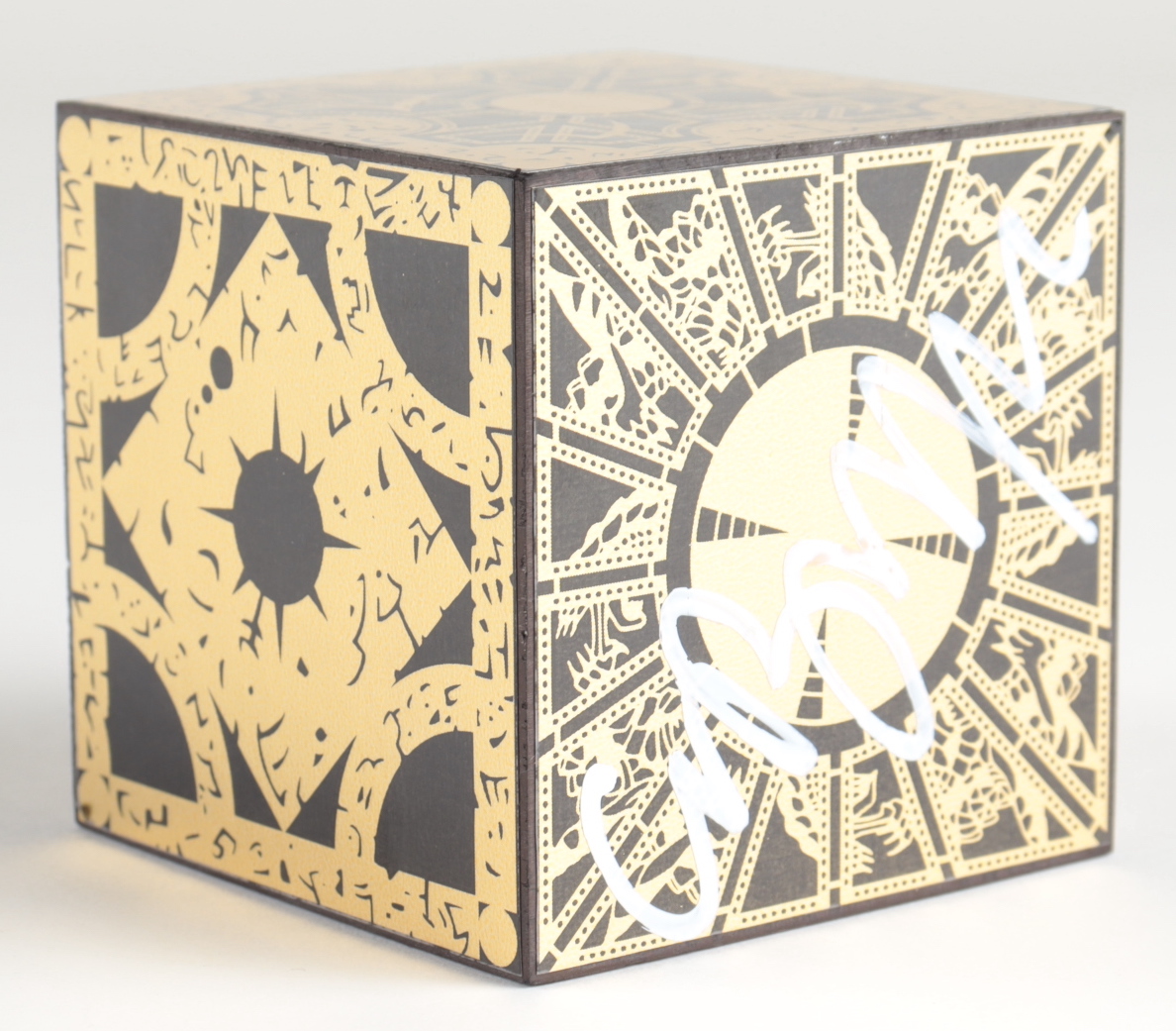 Clive Barker Signed "Hellraiser" Lament Configuration Prop (Beckett COA) at PristineAuction.com Clive Barker Signed "Hellraiser" Lament Configuration Prop (Beckett COA) at PristineAuction.com