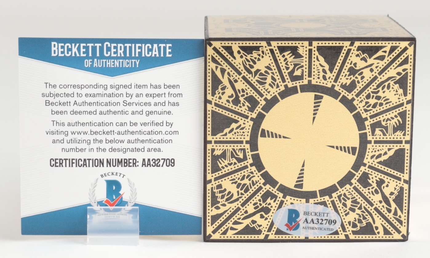 Clive Barker Signed "Hellraiser" Lament Configuration Prop (Beckett COA) at PristineAuction.com Clive Barker Signed "Hellraiser" Lament Configuration Prop (Beckett COA) at PristineAuction.com