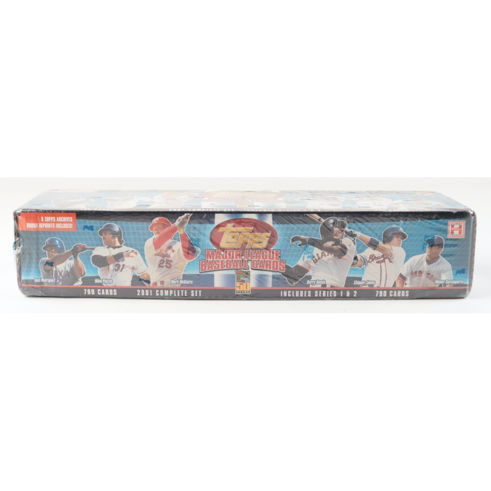 2001 Topps Baseball Complete Set - 790 Cards Including Ichiro Suzuki Rookie Card