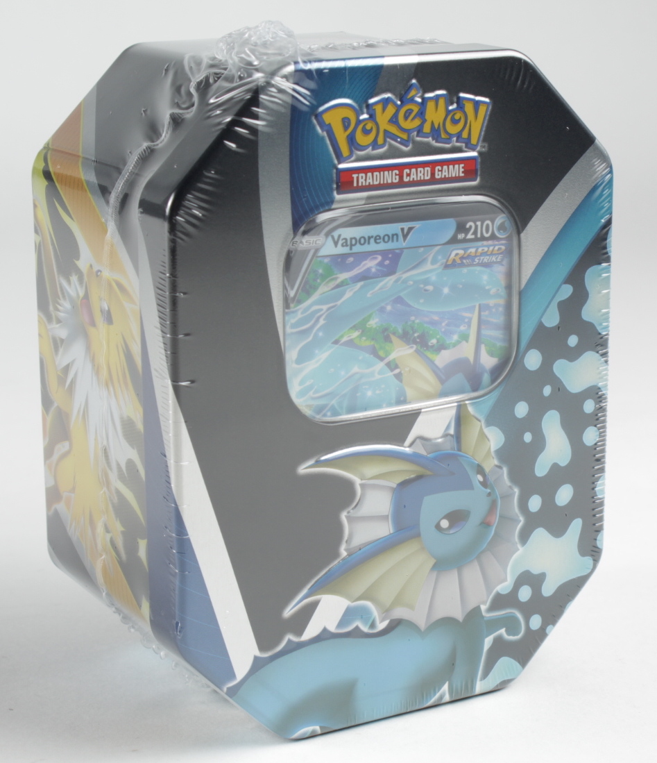 Pokemon TCG: Eevee Evolutions Tin - Vaporeon V at PristineAuction.com Pokemon TCG: Eevee Evolutions Tin - Vaporeon V at PristineAuction.com