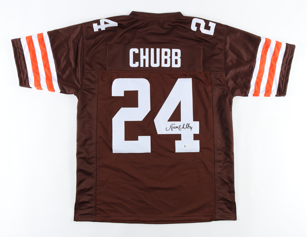 Nick Chubb Signed Jersey (Beckett) at PristineAuction.com Nick Chubb Signed Jersey (Beckett) at PristineAuction.com