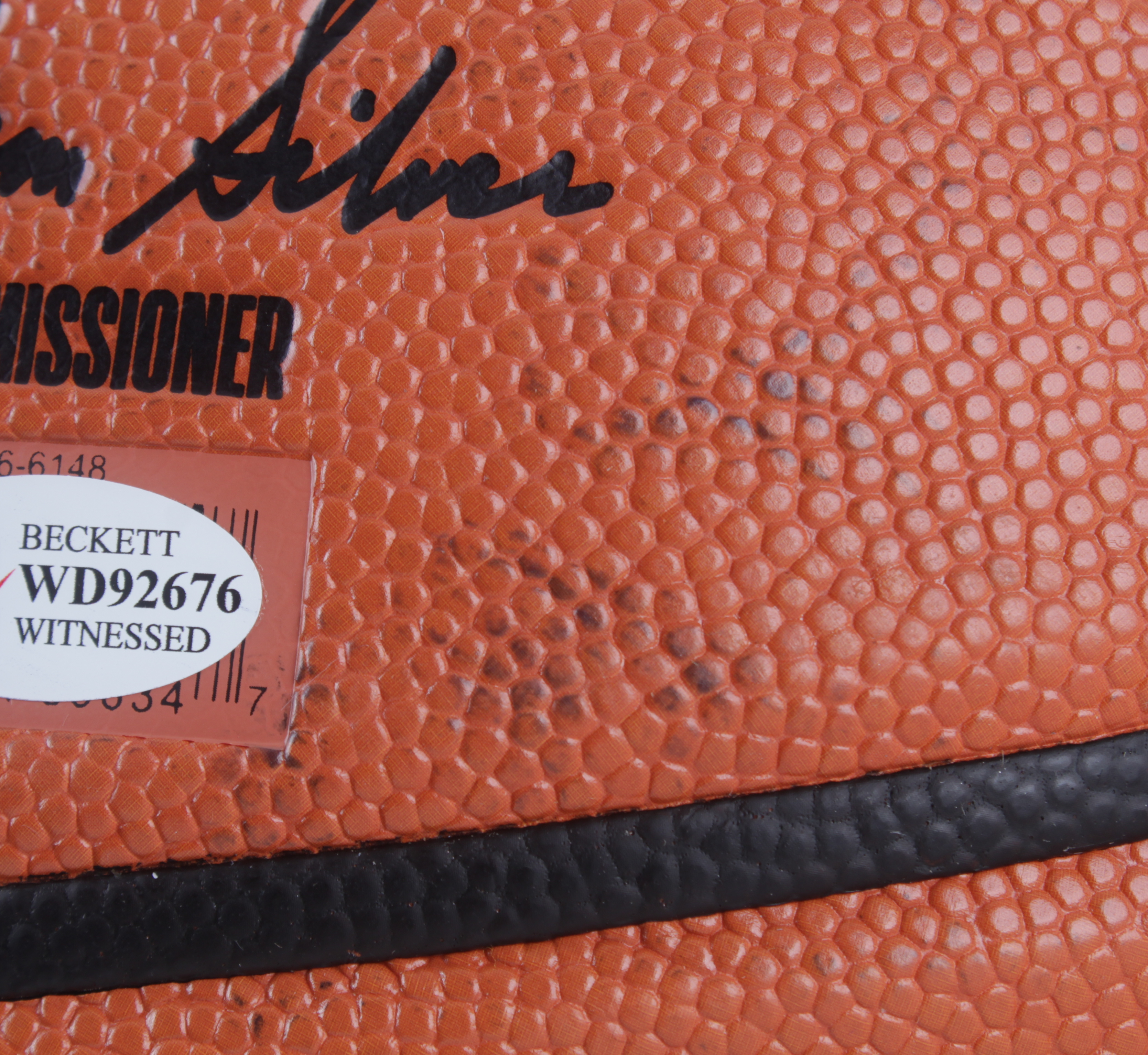 Larry Bird & Magic Johnson Signed NBA Basketball (Beckett COA) at PristineAuction.com Larry Bird & Magic Johnson Signed NBA Basketball (Beckett COA) at PristineAuction.com