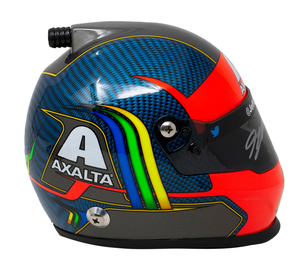 Jeff Gordon Signed NASCAR Axalta Mini Helmet (Beckett COA & Gordon Hologram) at PristineAuction.com Jeff Gordon Signed NASCAR Axalta Mini Helmet (Beckett COA & Gordon Hologram) at PristineAuction.com