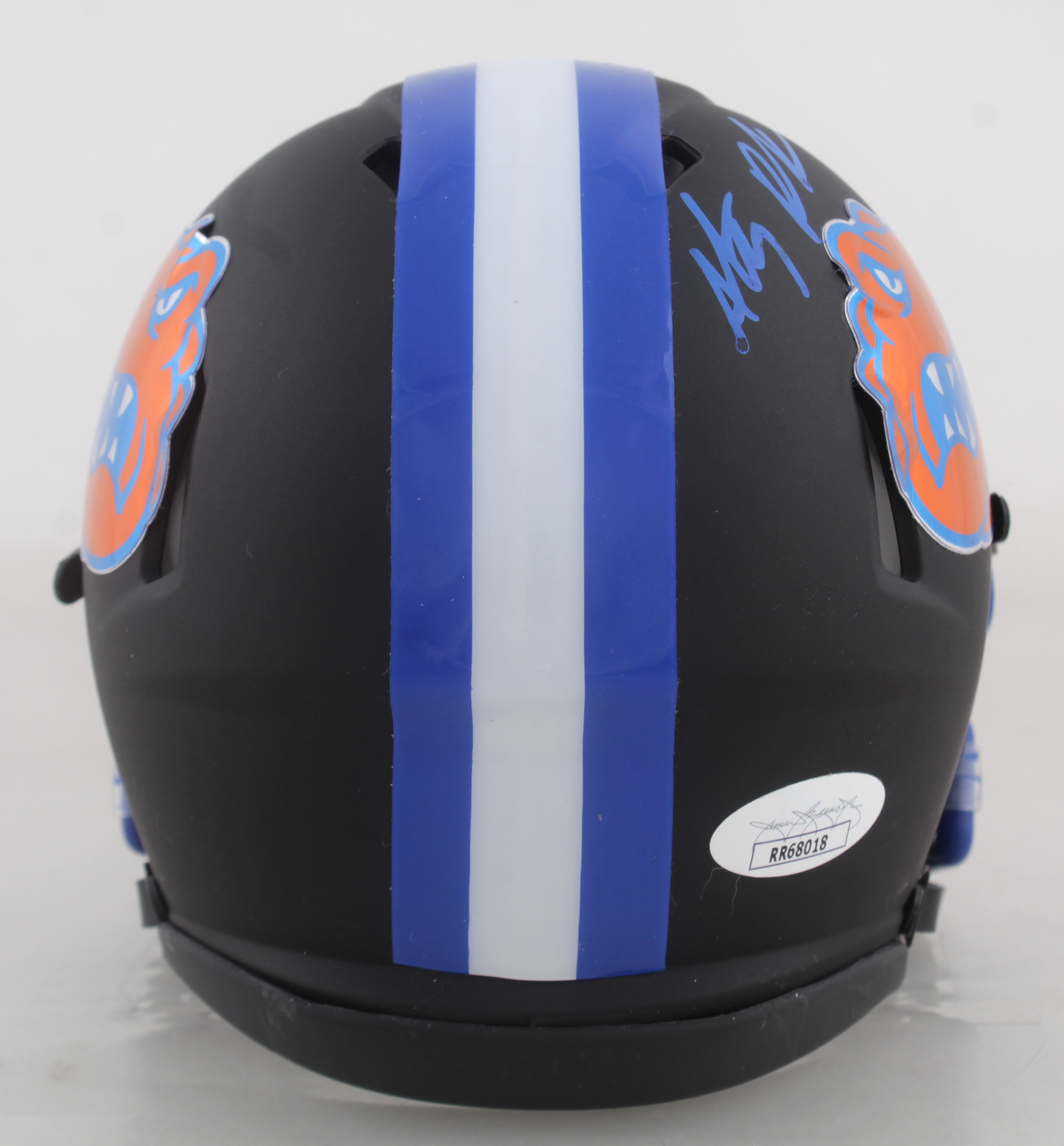 Emory Jones & Anthony Richardson Signed Florida Gators Matte Black Speed Mini Helmet (JSA COA) (See Description) at PristineAuction.com Emory Jones & Anthony Richardson Signed Florida Gators Matte Black Speed Mini Helmet (JSA COA) (See Description) at PristineAuction.com