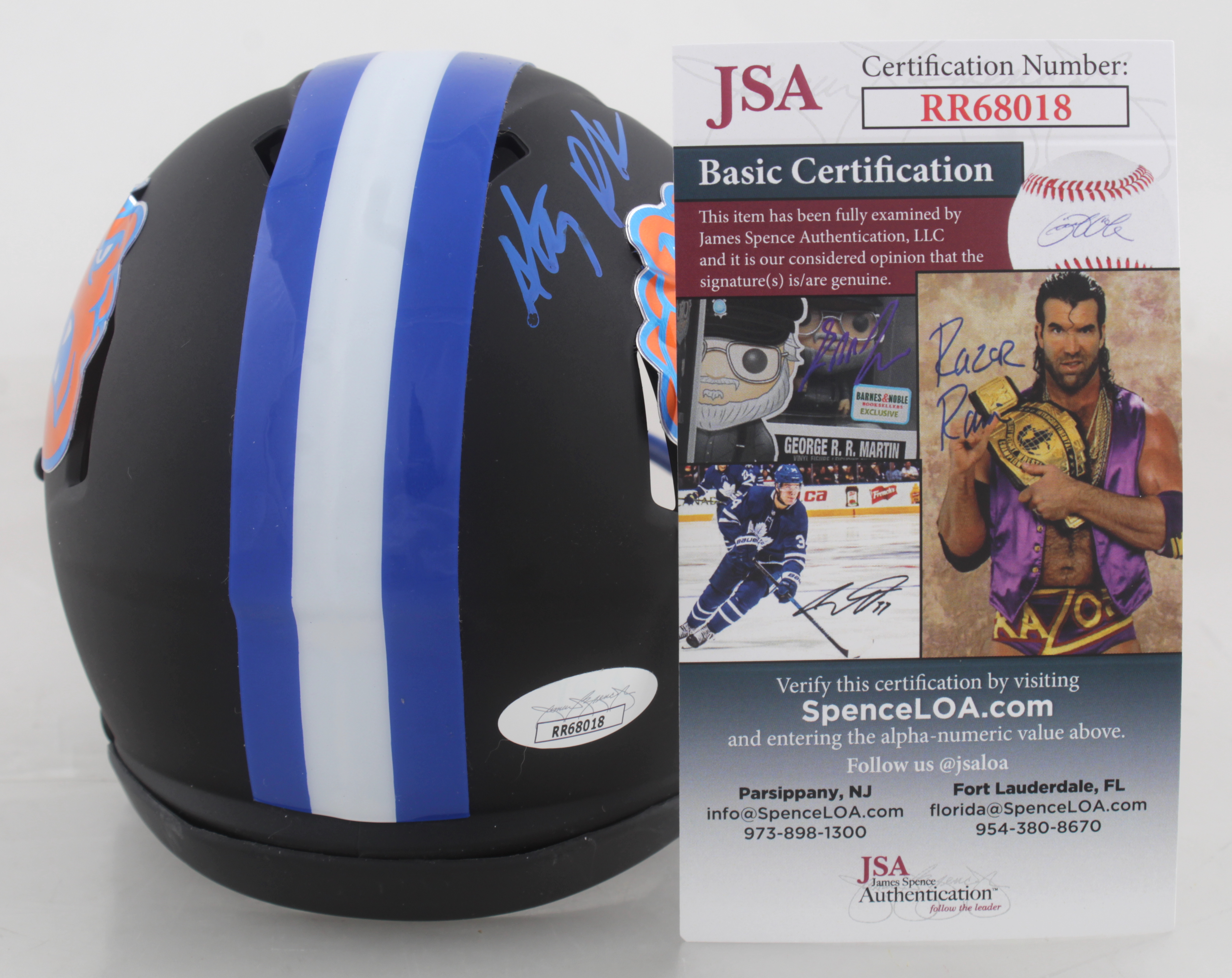 Emory Jones & Anthony Richardson Signed Florida Gators Matte Black Speed Mini Helmet (JSA COA) (See Description) at PristineAuction.com Emory Jones & Anthony Richardson Signed Florida Gators Matte Black Speed Mini Helmet (JSA COA) (See Description) at PristineAuction.com