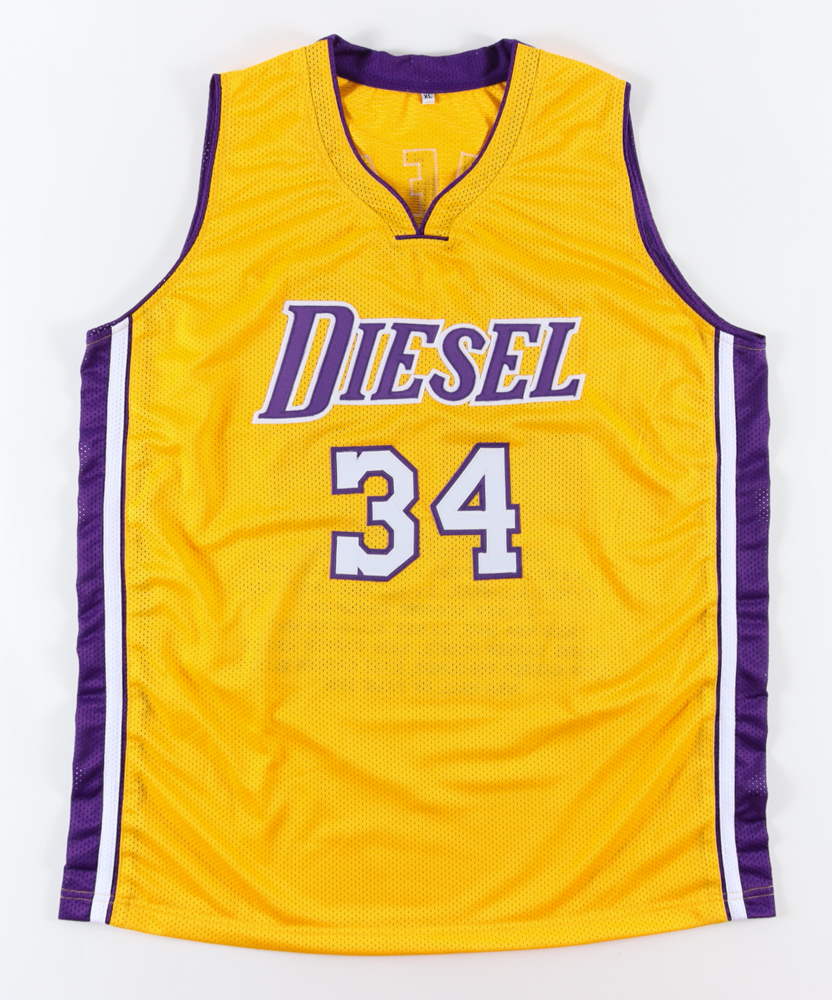 Shaquille O'Neal Signed Career Highlight Stat Jersey (Beckett Hologram) at PristineAuction.com Shaquille O'Neal Signed Career Highlight Stat Jersey (Beckett Hologram) at PristineAuction.com