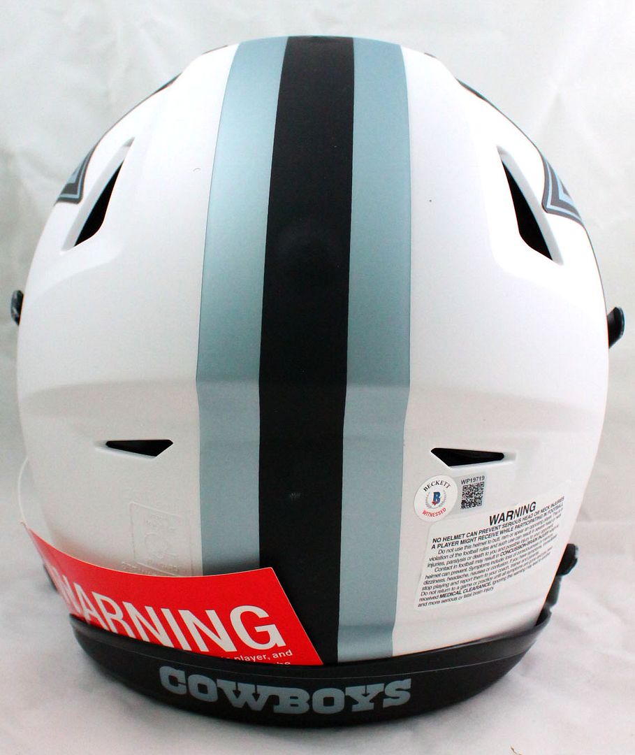 Dak Prescott Signed Cowboys Full-Size Authentic On-Field SpeedFlex Helmet (Beckett Hologram) at PristineAuction.com Dak Prescott Signed Cowboys Full-Size Authentic On-Field SpeedFlex Helmet (Beckett Hologram) at PristineAuction.com