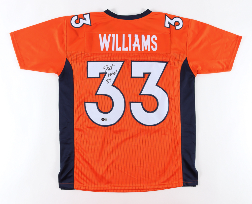 Javonte Williams Signed Jersey (Beckett) | Pristine Auction
