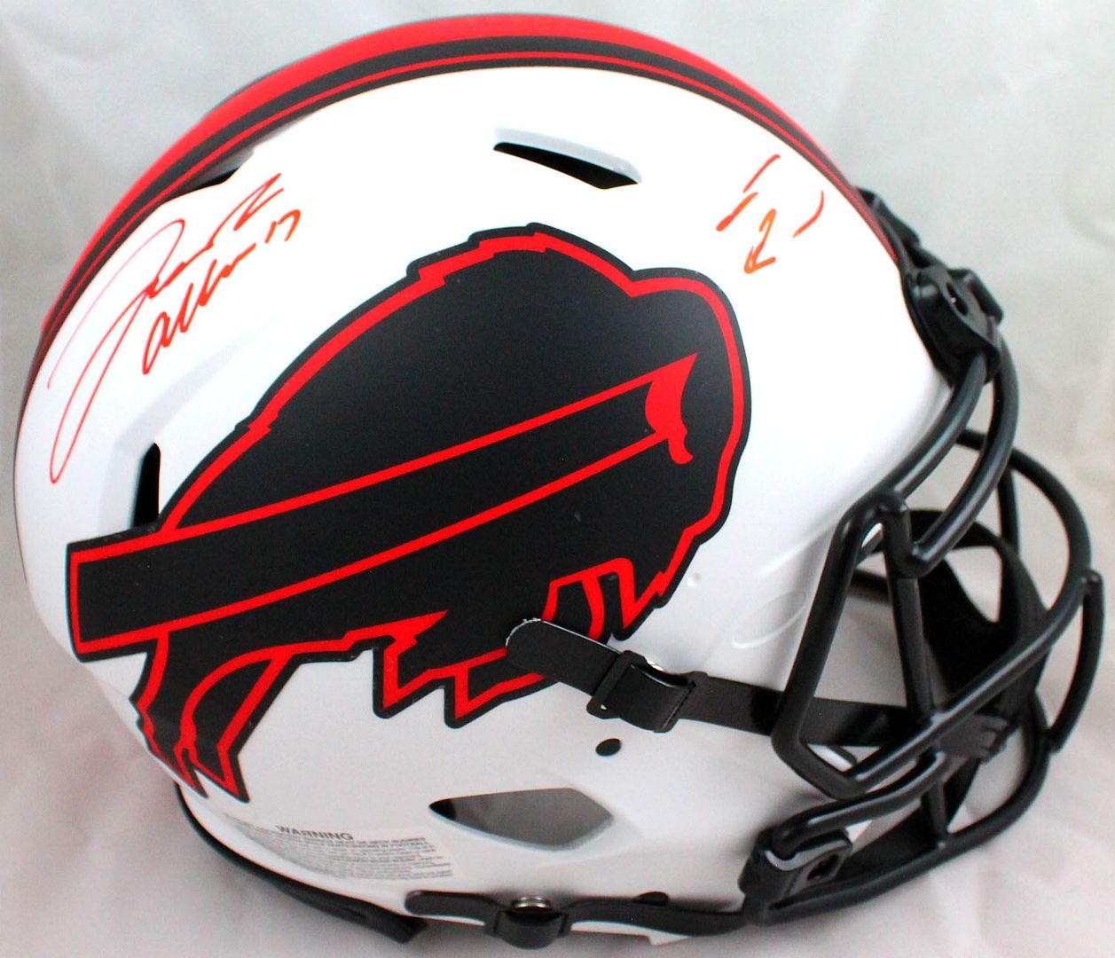 Josh Allen & Stefon Diggs Signed Bills Full-Size Authentic On-Field Lunar Eclipse Alternate Speed Helmet (Beckett) at PristineAuction.com Josh Allen & Stefon Diggs Signed Bills Full-Size Authentic On-Field Lunar Eclipse Alternate Speed Helmet (Beckett) at PristineAuction.com