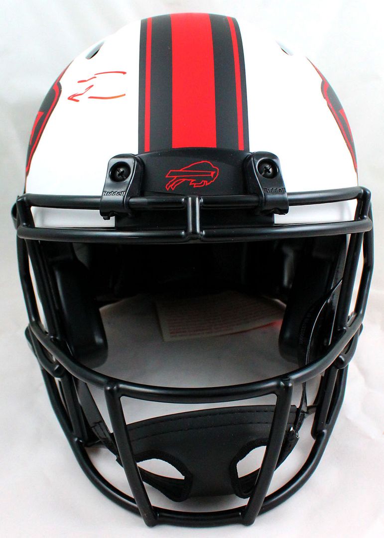 Josh Allen & Stefon Diggs Signed Bills Full-Size Authentic On-Field Lunar Eclipse Alternate Speed Helmet (Beckett) at PristineAuction.com Josh Allen & Stefon Diggs Signed Bills Full-Size Authentic On-Field Lunar Eclipse Alternate Speed Helmet (Beckett) at PristineAuction.com