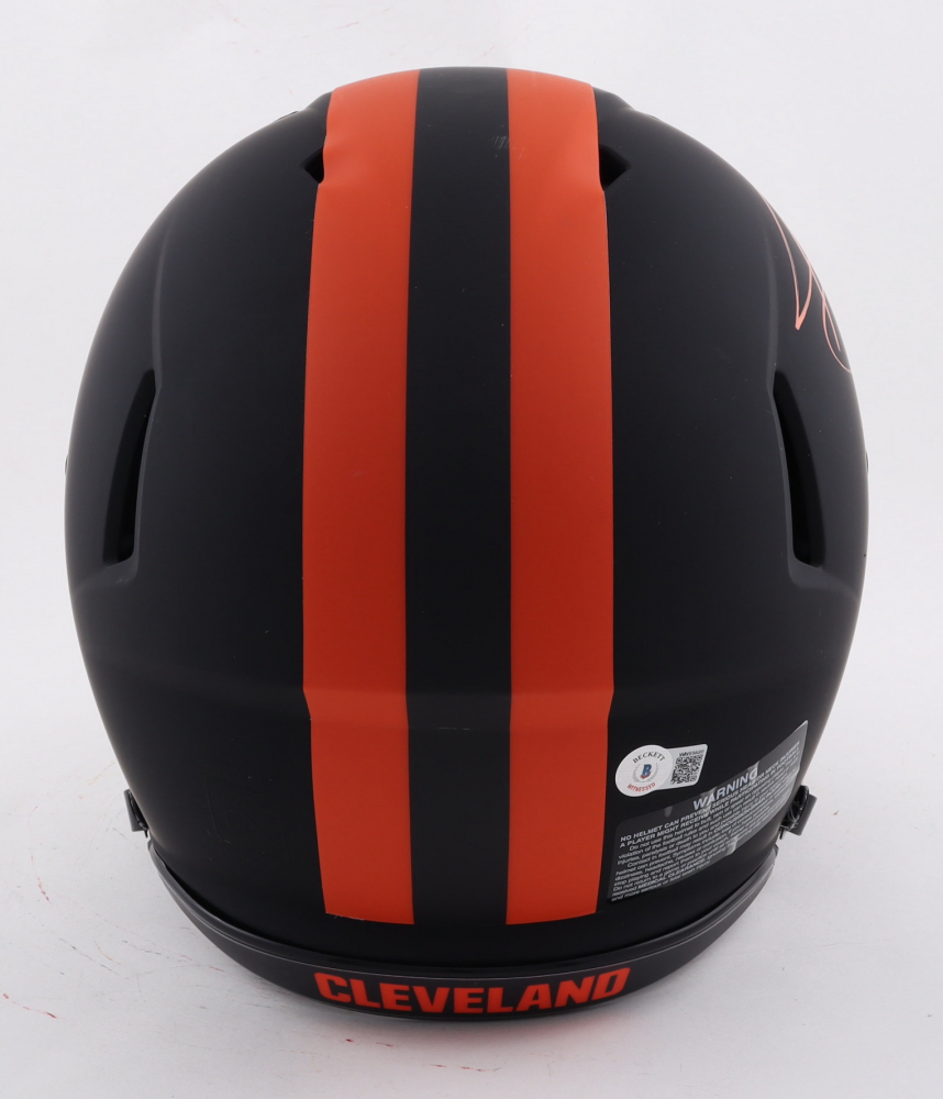 Jarvis Landry Signed Browns FullSize Eclipse Alternate Speed Helmet