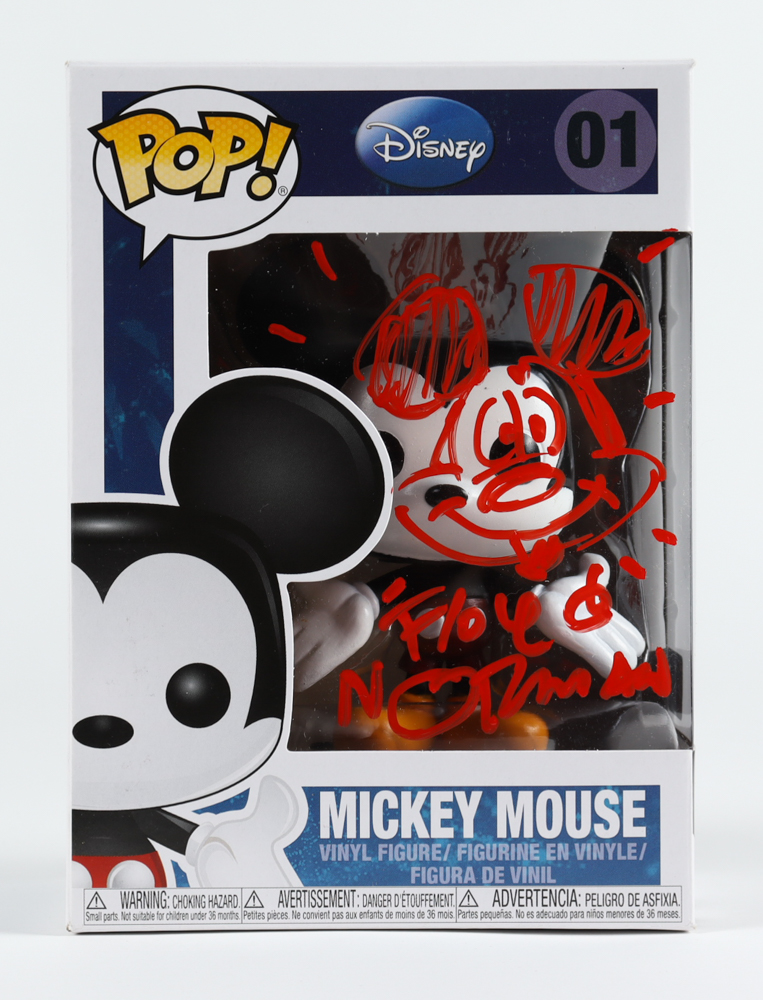 Floyd Norman Signed Mickey Mouse #01 - Disney Funko Pop! Vinyl Figure with Hand-Drawn Mickey Sketch (PA COA) at PristineAuction.com Floyd Norman Signed Mickey Mouse #01 - Disney Funko Pop! Vinyl Figure with Hand-Drawn Mickey Sketch (PA COA) at PristineAuction.com