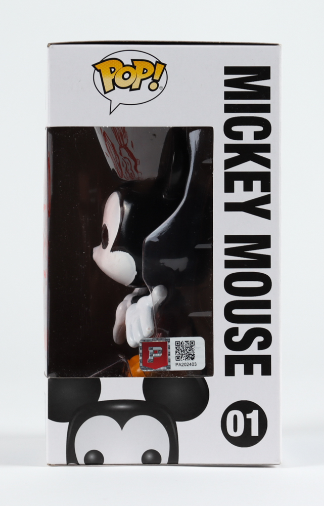 Floyd Norman Signed Mickey Mouse #01 - Disney Funko Pop! Vinyl Figure with Hand-Drawn Mickey Sketch (PA COA) at PristineAuction.com Floyd Norman Signed Mickey Mouse #01 - Disney Funko Pop! Vinyl Figure with Hand-Drawn Mickey Sketch (PA COA) at PristineAuction.com