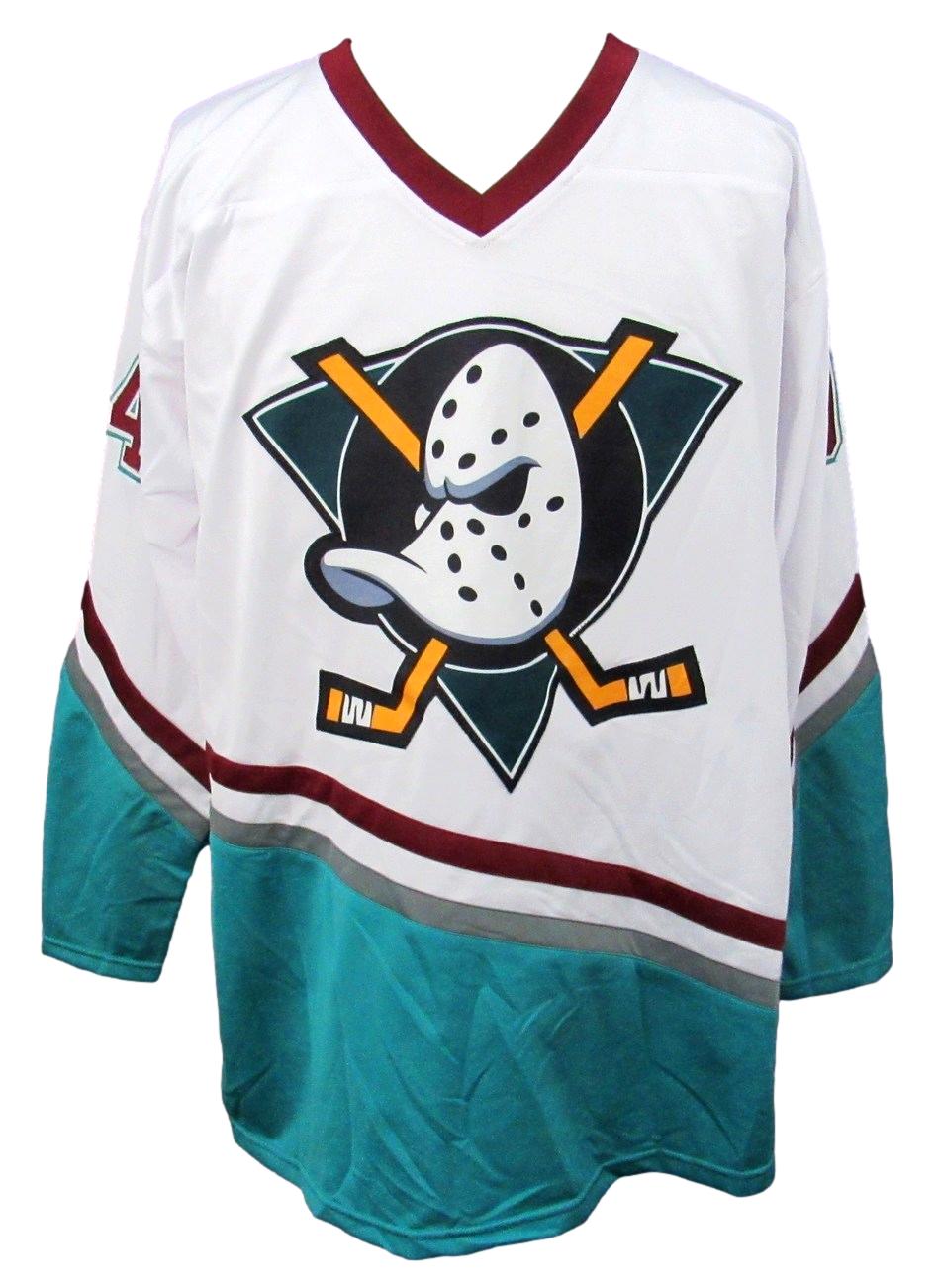 "The Mighty Ducks" Jersey Cast-Signed by (9) with Brandon Adams, Matt Doherty, Aaron Schwartz, Shaun Weiss (JSA COA) at PristineAuction.com "The Mighty Ducks" Jersey Cast-Signed by (9) with Brandon Adams, Matt Doherty, Aaron Schwartz, Shaun Weiss (JSA COA) at PristineAuction.com