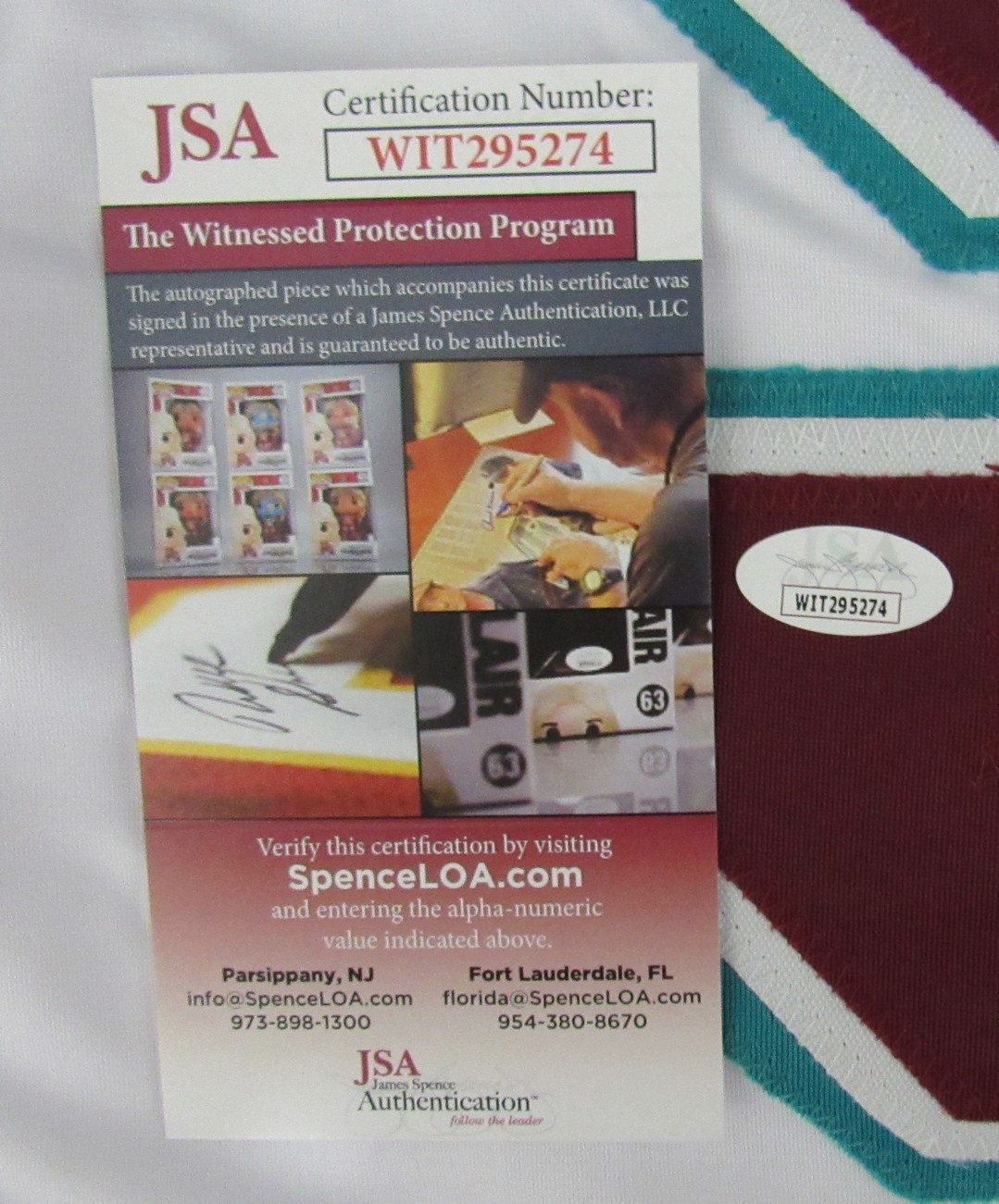 "The Mighty Ducks" Jersey Cast-Signed by (9) with Brandon Adams, Matt Doherty, Aaron Schwartz, Shaun Weiss (JSA COA) at PristineAuction.com "The Mighty Ducks" Jersey Cast-Signed by (9) with Brandon Adams, Matt Doherty, Aaron Schwartz, Shaun Weiss (JSA COA) at PristineAuction.com