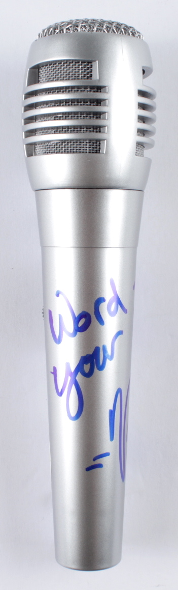Vanilla Ice Signed Microphone Inscribed "Word To Your Mother" (JSA COA) at PristineAuction.com Vanilla Ice Signed Microphone Inscribed "Word To Your Mother" (JSA COA) at PristineAuction.com